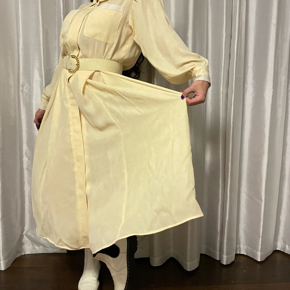 Vintage yellow dress - Picture 2 of 5